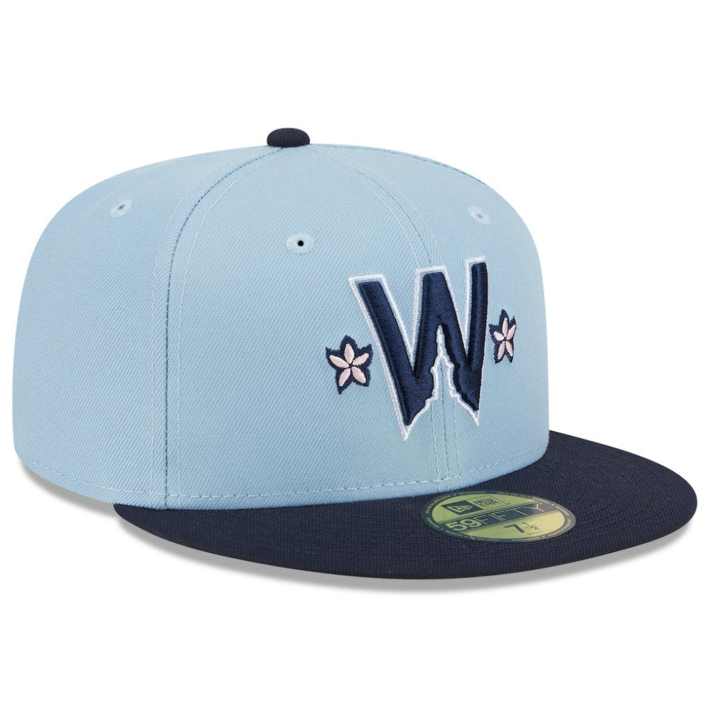 Washington Nationals 2025 City Connect 59FIFTY Fitted Hat Light Blue/Navy