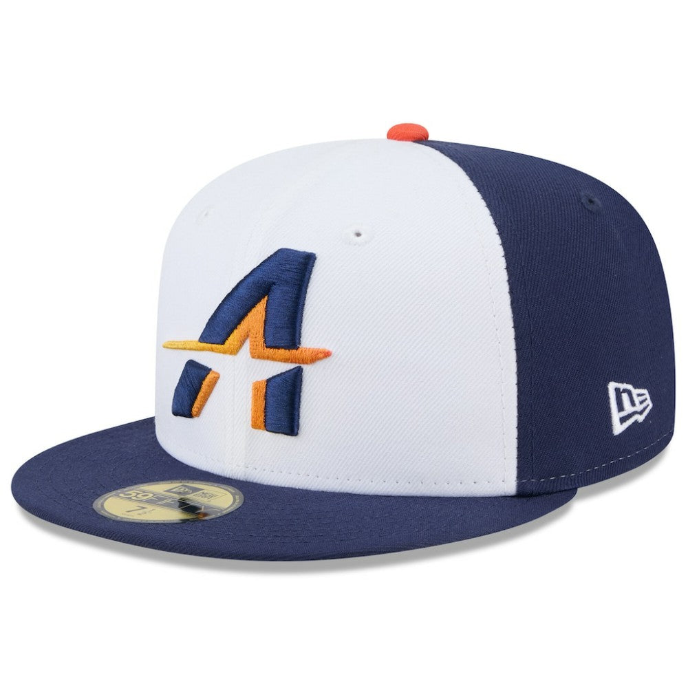 Houston Astros 2025 City Connect 59FIFTY Fitted Hat White/Navy