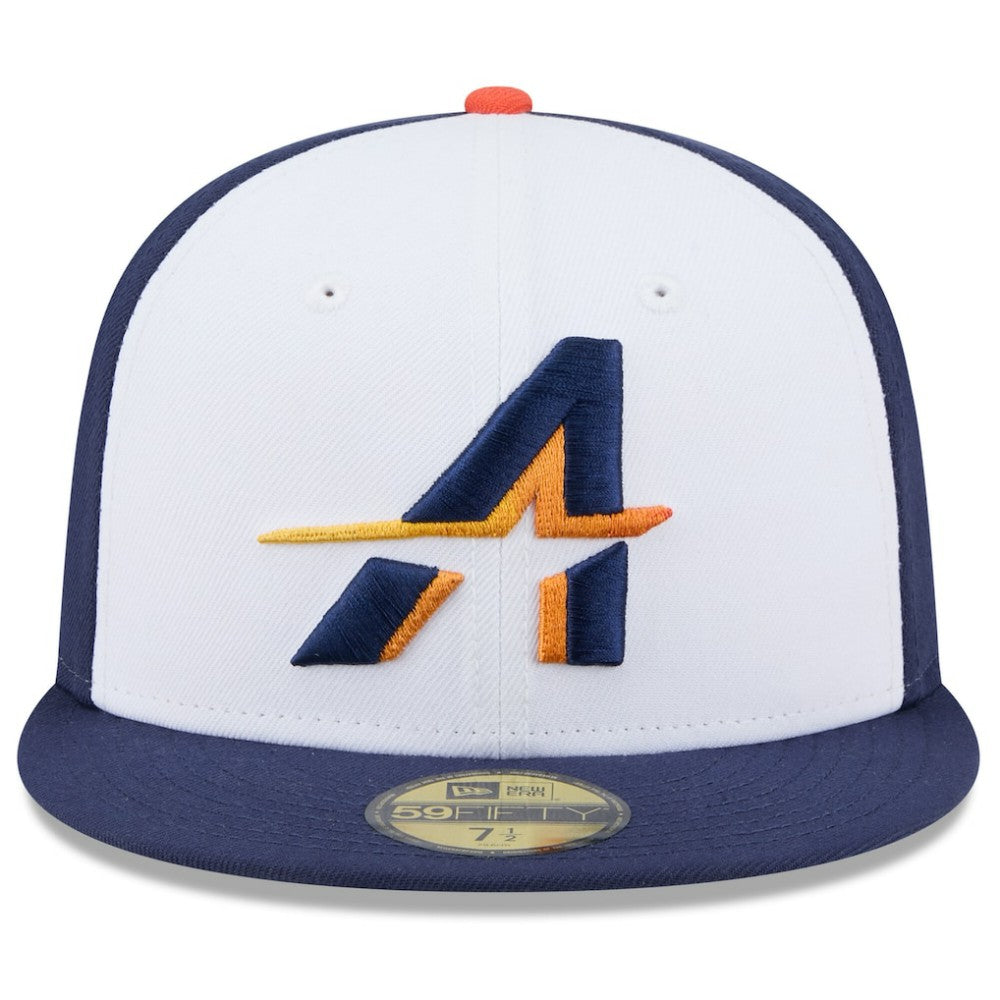 Houston Astros 2025 City Connect 59FIFTY Fitted Hat White/Navy