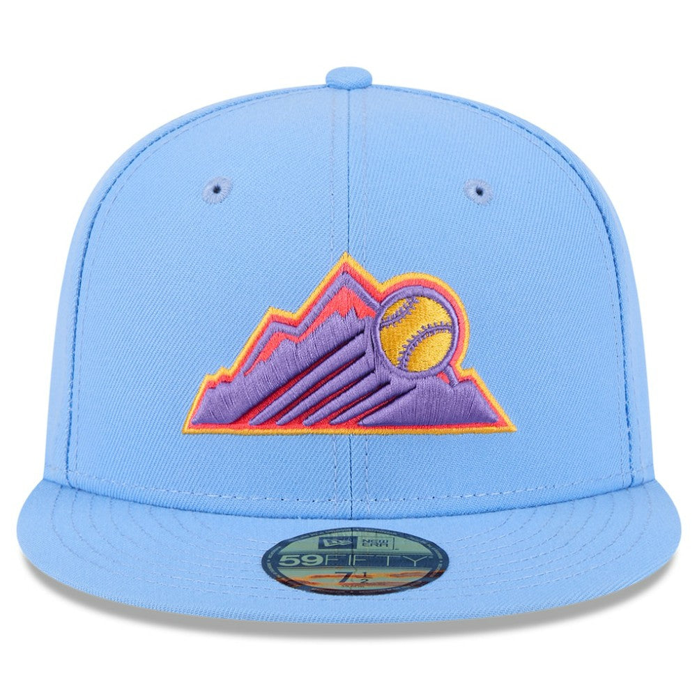 Colorado Rockies 2025 City Connect 59FIFTY Fitted Hat Light Blue
