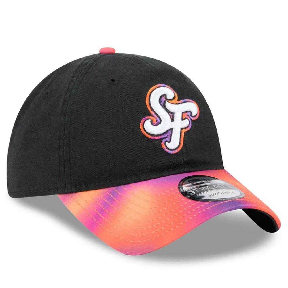 San Francisco Giants 2025 City Connect 9TWENTY Adjustable Hat Black/Orange