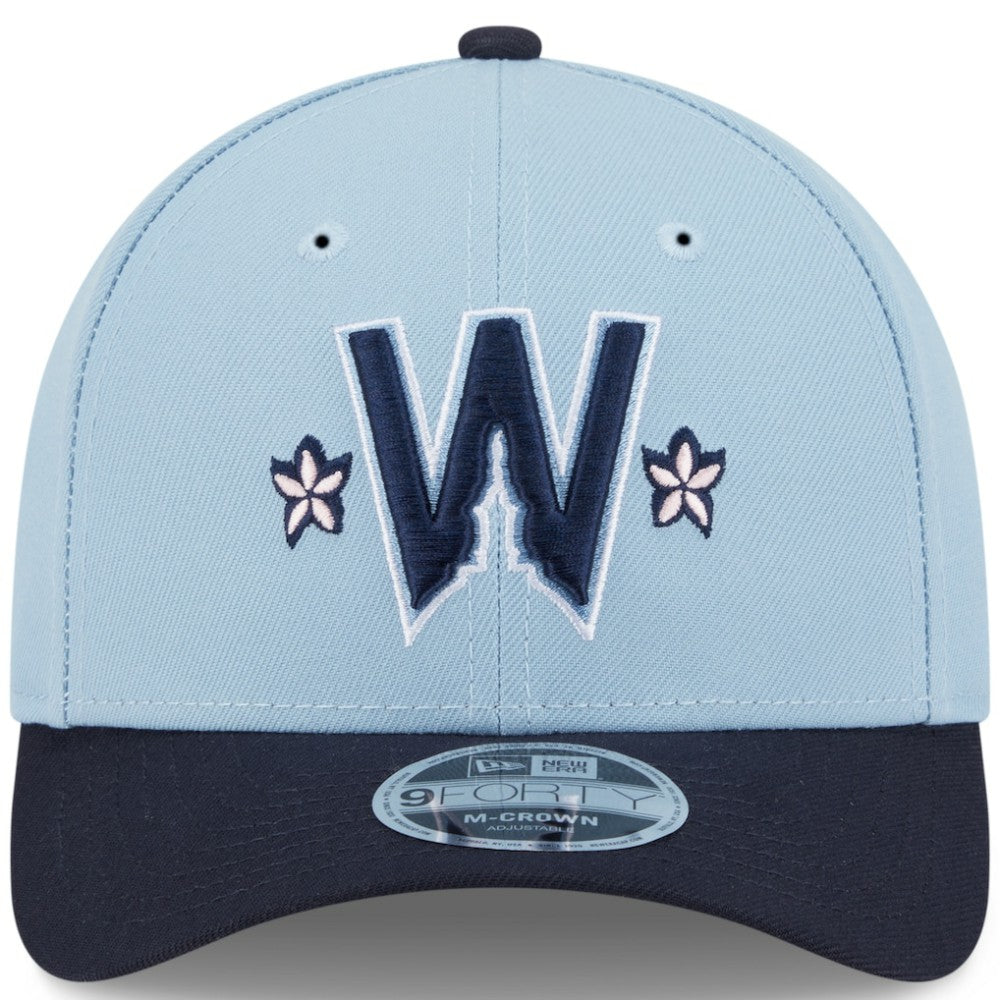 Washington Nationals 2025 City Connect 9FORTY M-Crown Adjustable Hat Light Blue/Navy