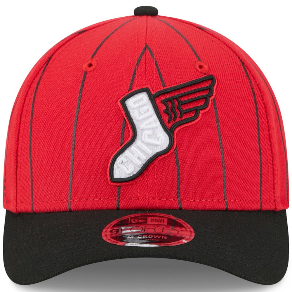 Chicago White Sox 2025 City Connect 9FORTY M-Crown Adjustable Hat Red/Black