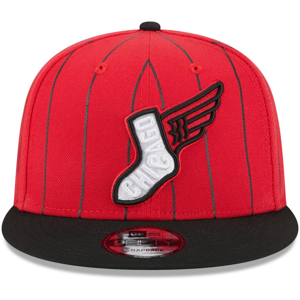 Chicago White Sox 2025 City Connect 9FIFTY Snapback Hat Red/Black