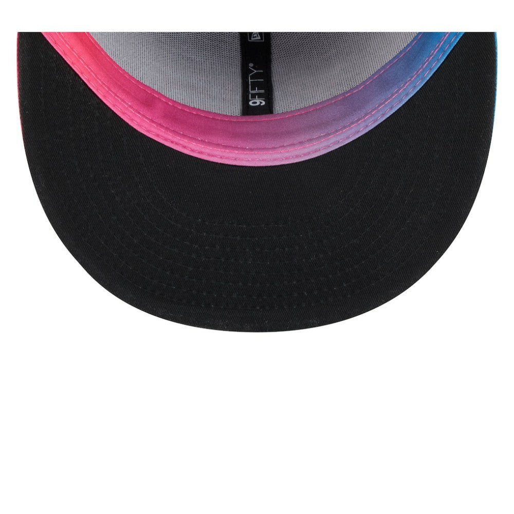 Miami Marlins 2025 City Connect 9FIFTY Snapback Hat Black/Pink