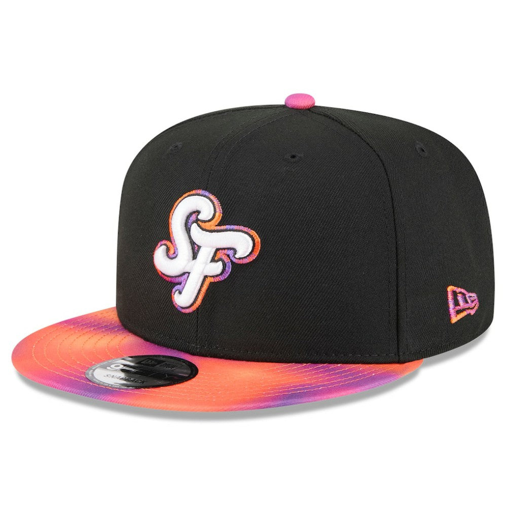 San Francisco Giants 2025 City Connect 9FIFTY Snapback Hat Black/Orange