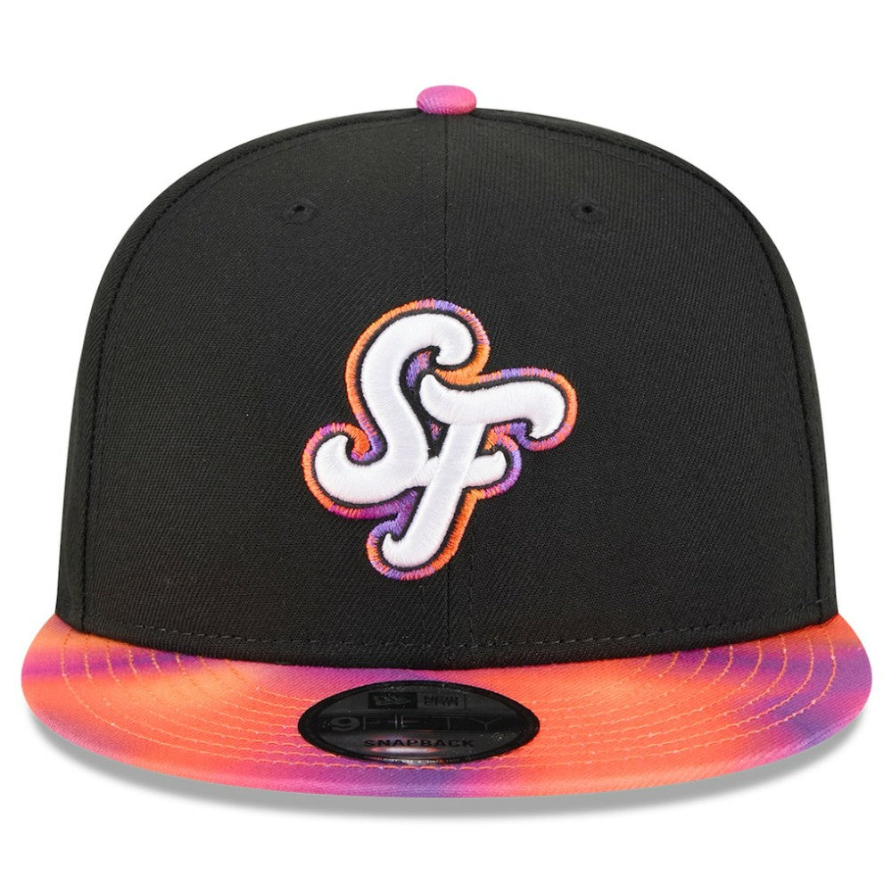 San Francisco Giants 2025 City Connect 9FIFTY Snapback Hat Black/Orange