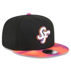 San Francisco Giants 2025 City Connect 9FIFTY Snapback Hat Black/Orange