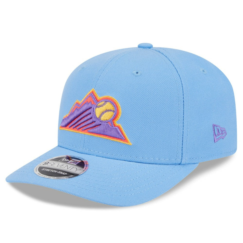Colorado Rockies 2025 City Connect 9SEVENTY Adjustable Hat Light Blue