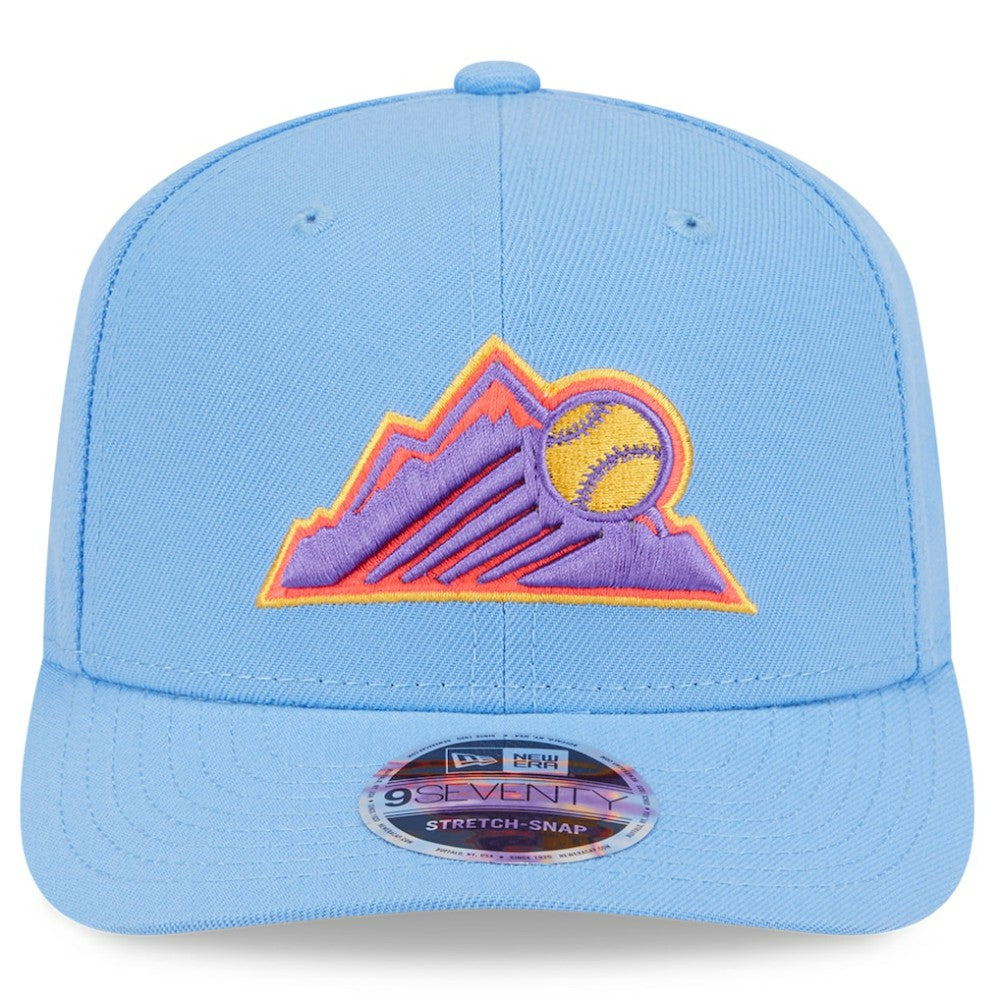 Colorado Rockies 2025 City Connect 9SEVENTY Adjustable Hat Light Blue