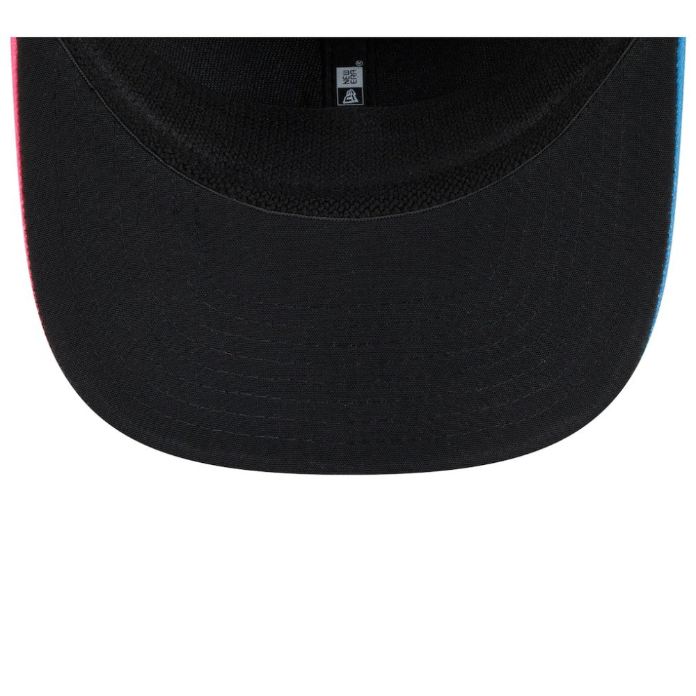 Miami Marlins 2025 City Connect 9SEVENTY Adjustable Hat Black/Pink