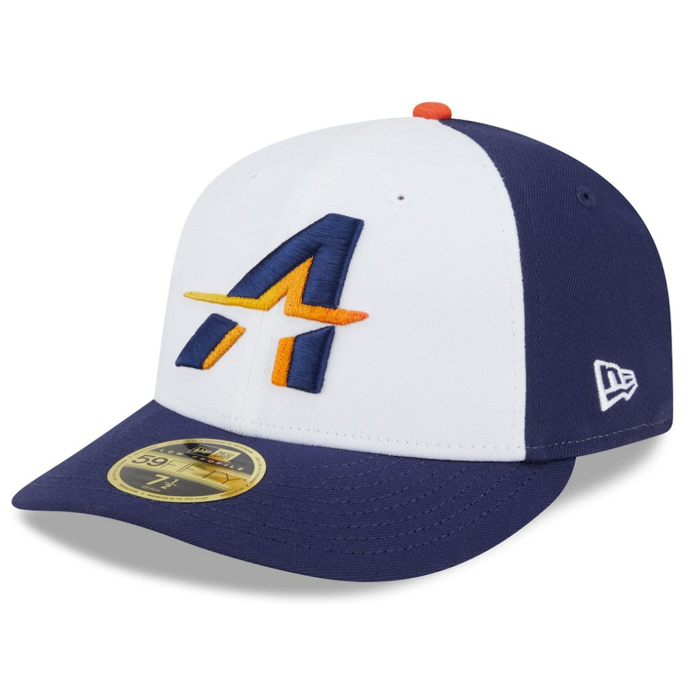Houston Astros 2025 City Connect Low Profile 59FIFTY Fitted Hat White/Navy