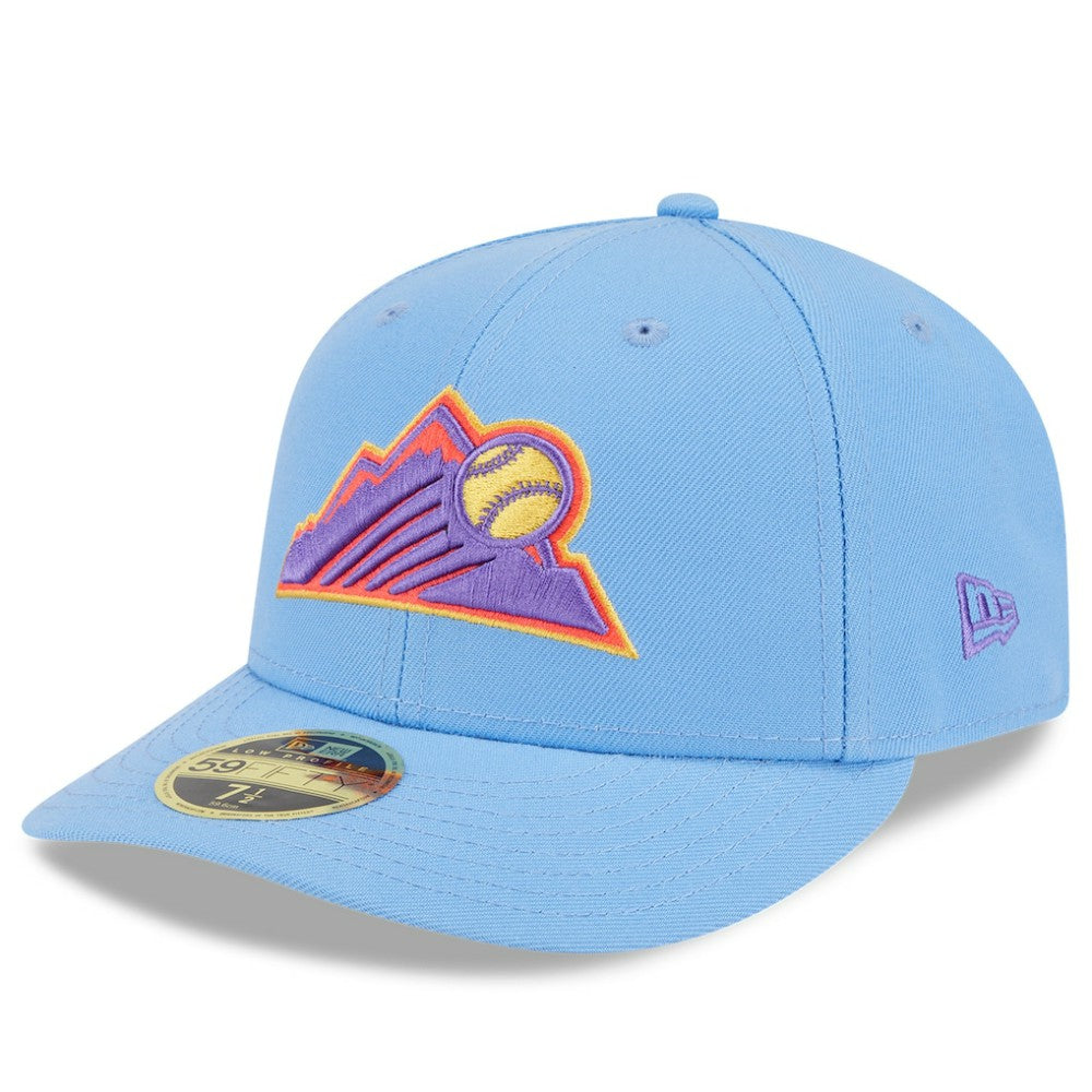 Colorado Rockies 2025 City Connect Low Profile 59FIFTY Fitted Hat Light Blue