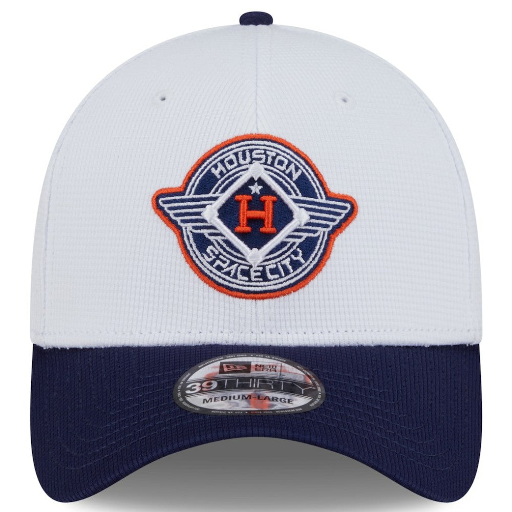 Houston Astros 2025 City Connect Batting Practice 39THIRTY Flex Hat White/Navy