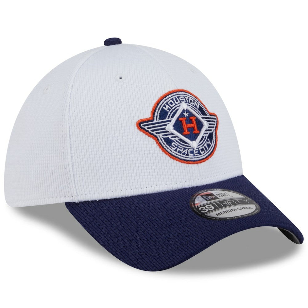 Houston Astros 2025 City Connect Batting Practice 39THIRTY Flex Hat White/Navy