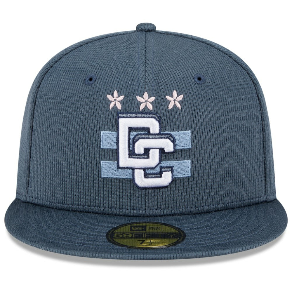 Washington Nationals 2025 City Connect Batting Practice 59FIFTY Fitted Hat Blue