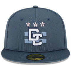 Washington Nationals 2025 City Connect Batting Practice 59FIFTY Fitted Hat Blue