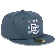 Washington Nationals 2025 City Connect Batting Practice 59FIFTY Fitted Hat Blue