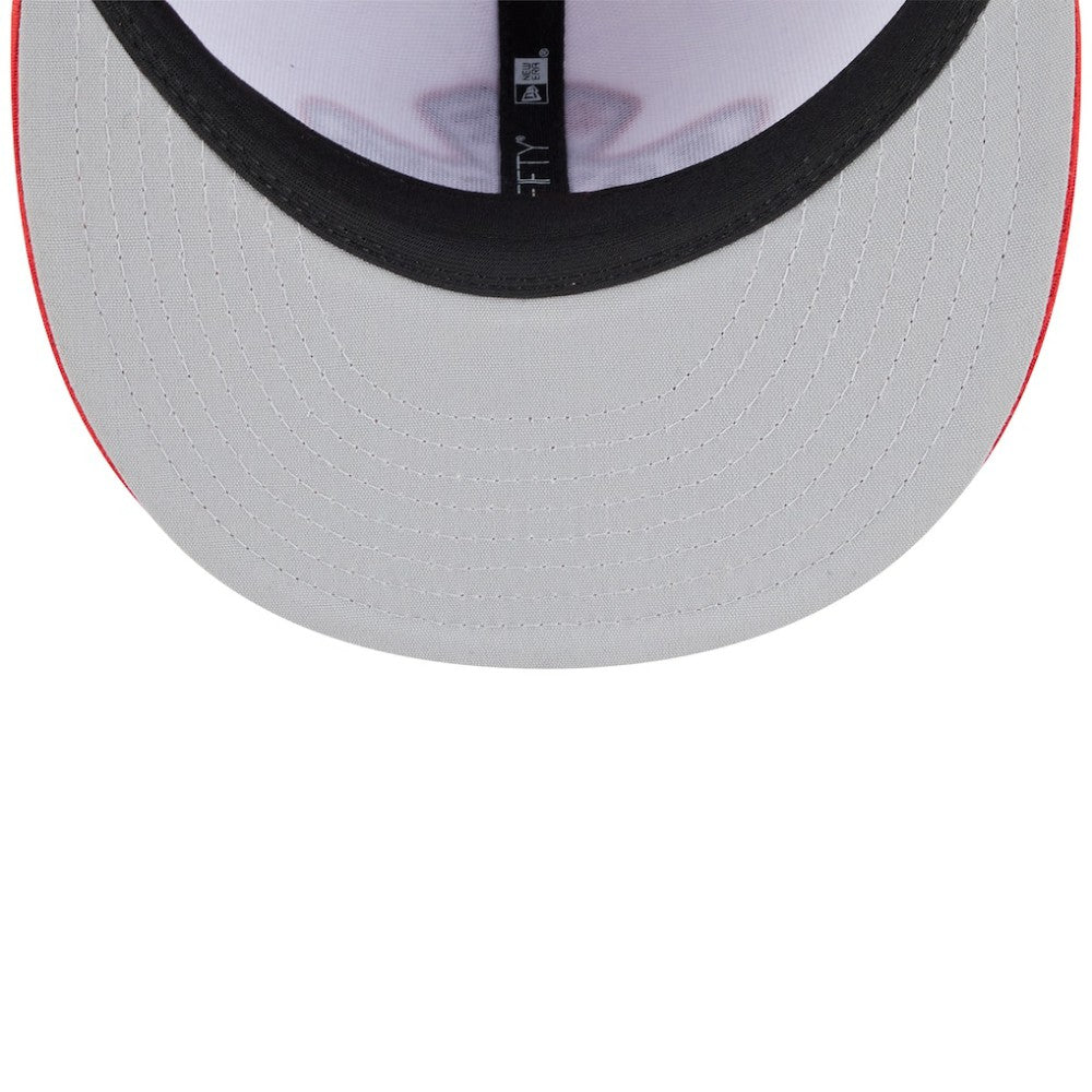 Chicago White Sox 2025 City Connect Batting Practice 59FIFTY Fitted Hat White/Red