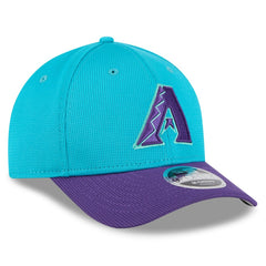 Arizona Diamondbacks 2025 City Connect Batting Practice M-Crown 9FORTY Adjustable Hat Teal/Purple