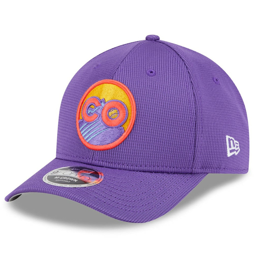 Colorado Rockies 2025 City Connect Batting Practice 9FORTY Adjustable Hat Purple