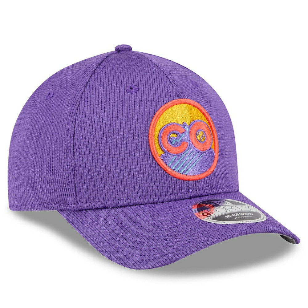Colorado Rockies 2025 City Connect Batting Practice 9FORTY Adjustable Hat Purple