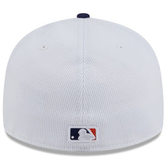 Houston Astros 2025 City Connect Batting Practice Low Profile 59FIFTY Fitted Hat White/Navy