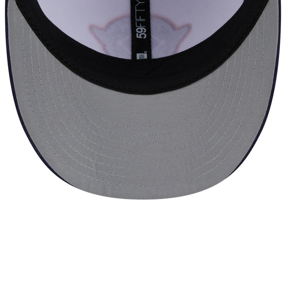 Houston Astros 2025 City Connect Batting Practice Low Profile 59FIFTY Fitted Hat White/Navy
