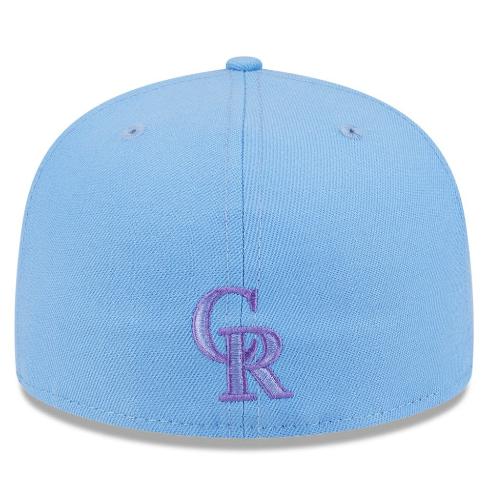 Colorado Rockies 2025 City Connect Fan Pack 59FIFTY Fitted Hat Light Blue