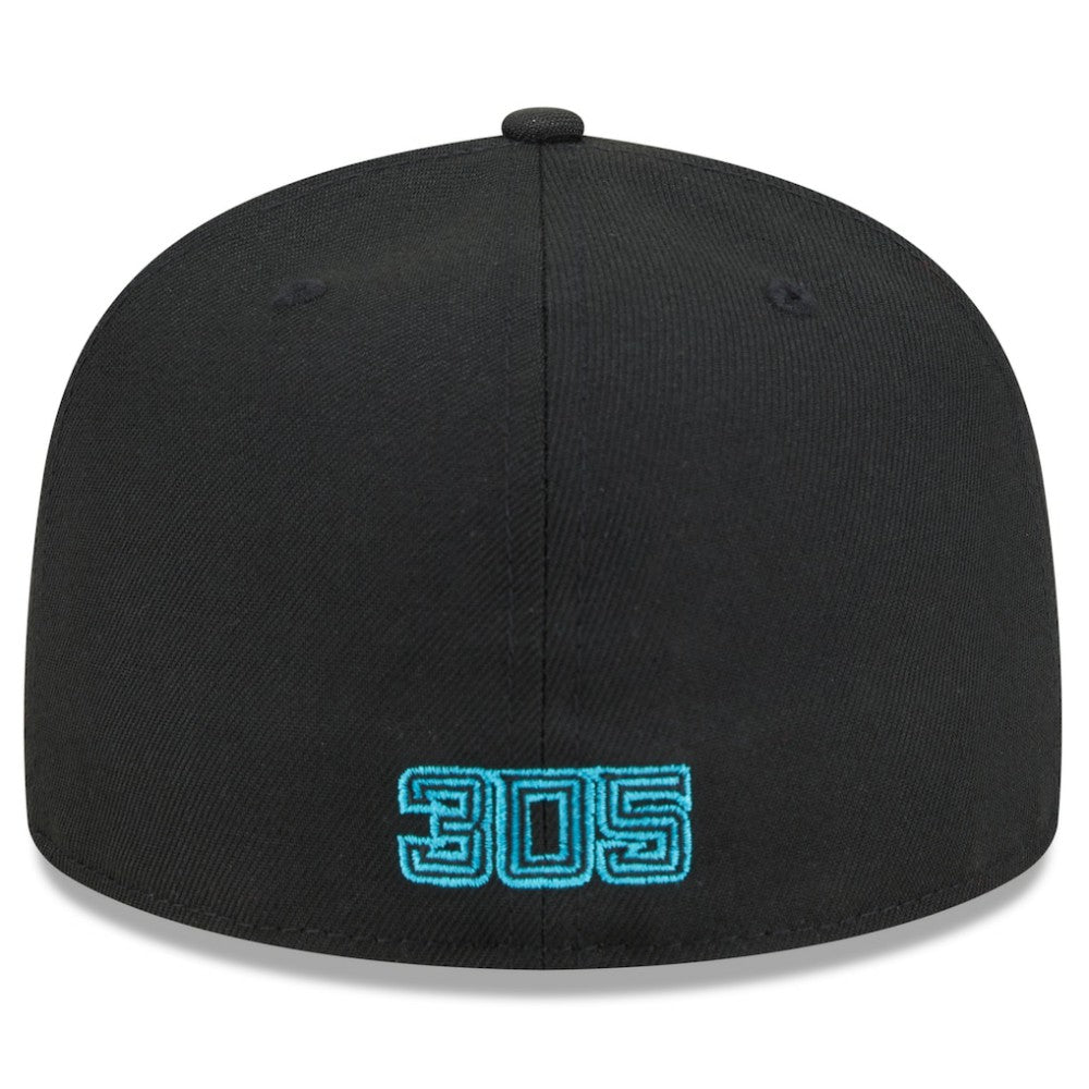 Miami Marlins 2025 City Connect 59FIFTY Fitted Hat Black