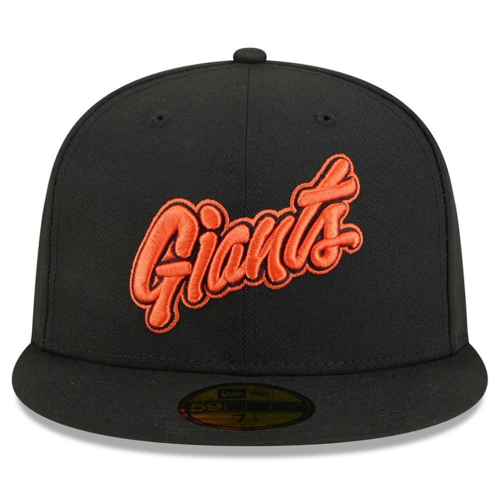 San Francisco Giants 2025 City Connect Wordmark 59FIFTY Fitted Hat Black