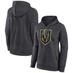 Vegas Golden Knights Women's Primary Logo Pullover Hoodie - Charcoal Hoodies