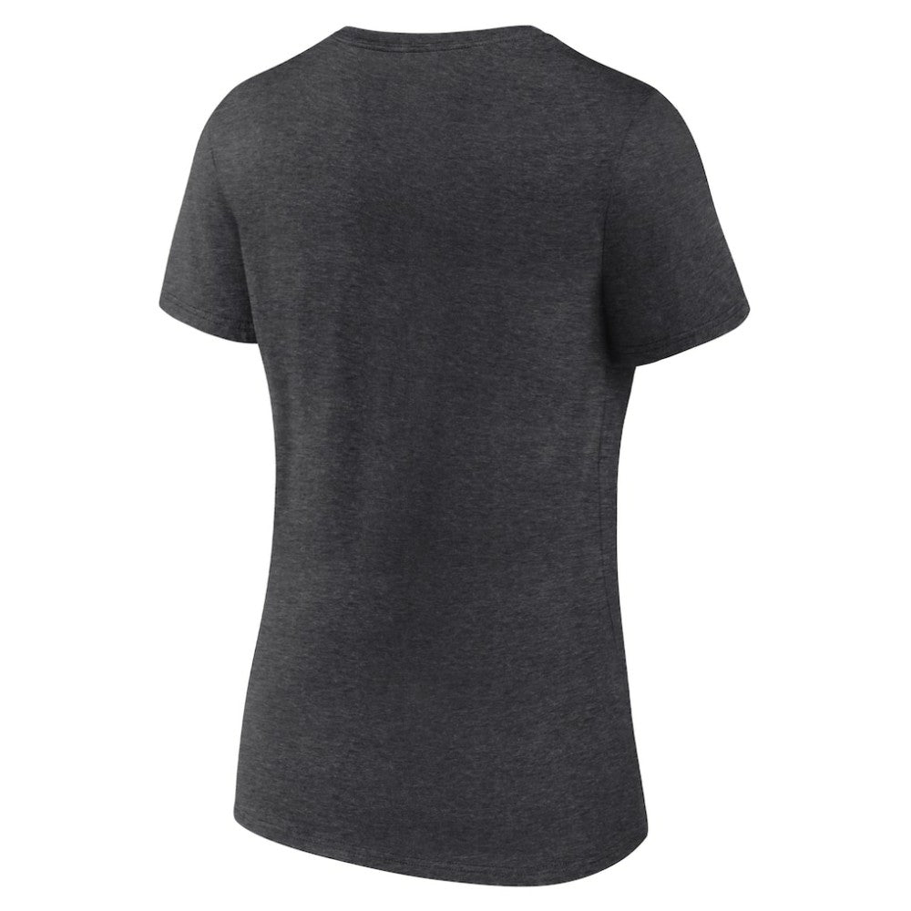 Vegas Golden Knights Women's Primary Logo V-Neck T-Shirt - Charcoal T-shirts