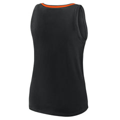 Baltimore Orioles Logo Athletic Women's Stellar Win V-Neck Tank Top Black