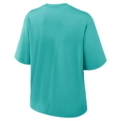 Miami Dolphins Women's Glory Arch Boxy T-Shirt - Aqua on sale