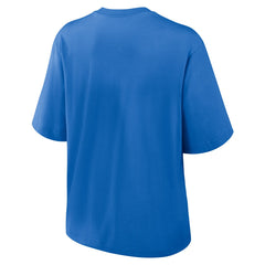 New York Giants Women's Glory Arch Boxy T-Shirt - Royal discount