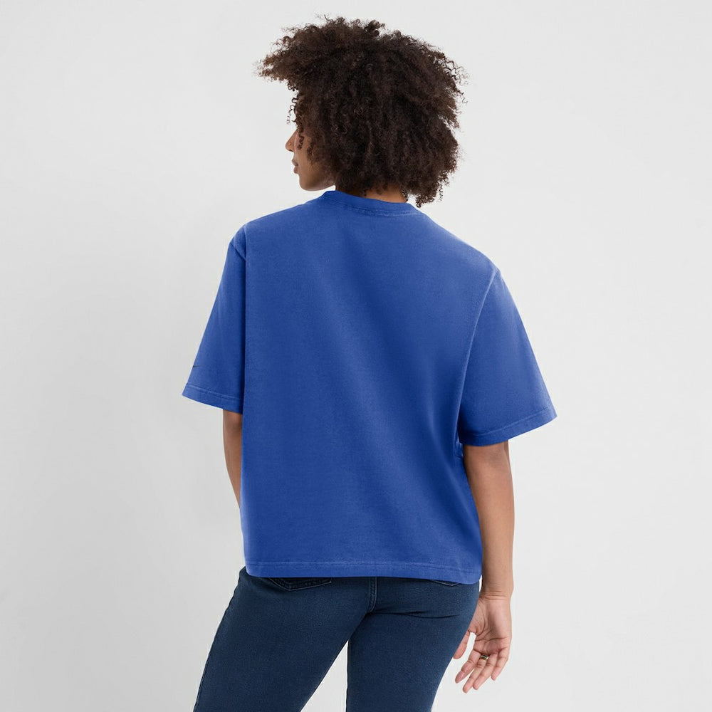 Los Angeles Rams Women's Glory Arch Boxy T-Shirt - Royal sale