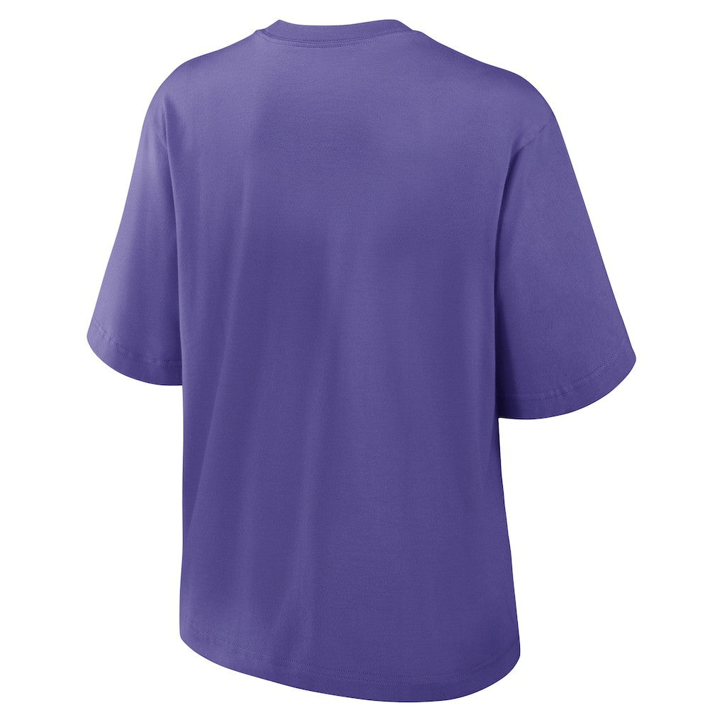 Minnesota Vikings Women's Glory Arch Boxy T-Shirt - Purple outlet