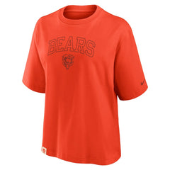 Chicago Bears Women's Glory Arch Boxy T-Shirt - Orange discount