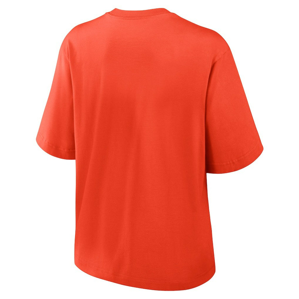 Chicago Bears Women's Glory Arch Boxy T-Shirt - Orange discount