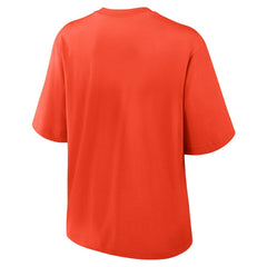 Chicago Bears Women's Glory Arch Boxy T-Shirt - Orange discount