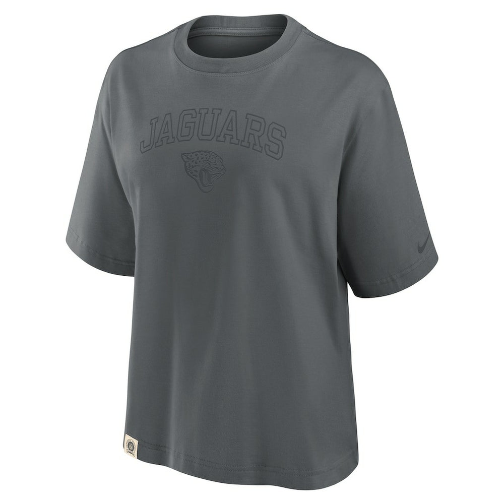Jacksonville Jaguars Women's Glory Arch Boxy T-Shirt - Charcoal cheap