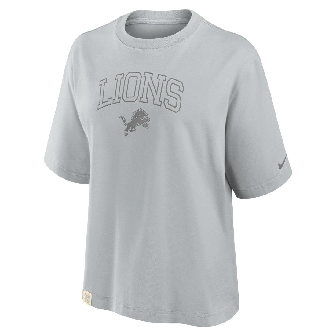 Detroit Lions Women's Glory Arch Boxy T-Shirt - Gray outlet