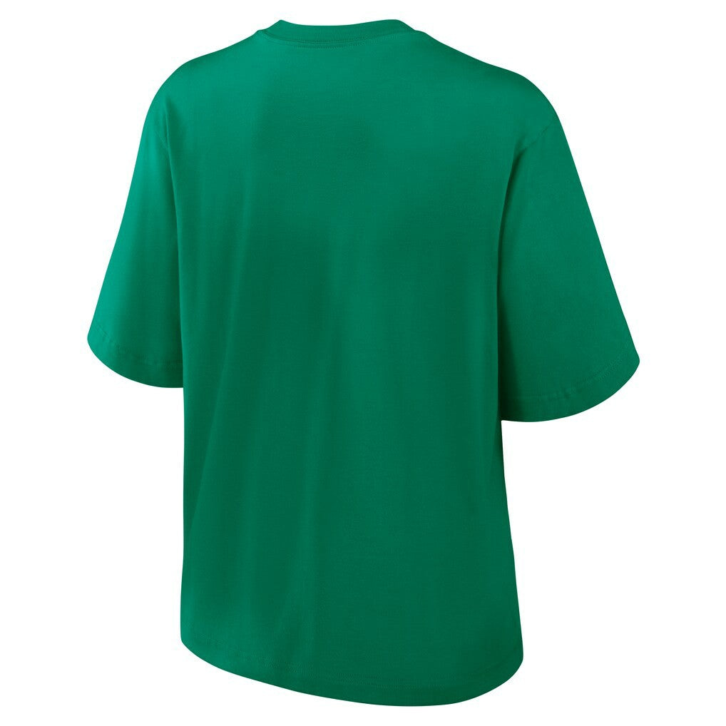 New York Jets Women's Glory Arch Boxy T-Shirt - Green on sale