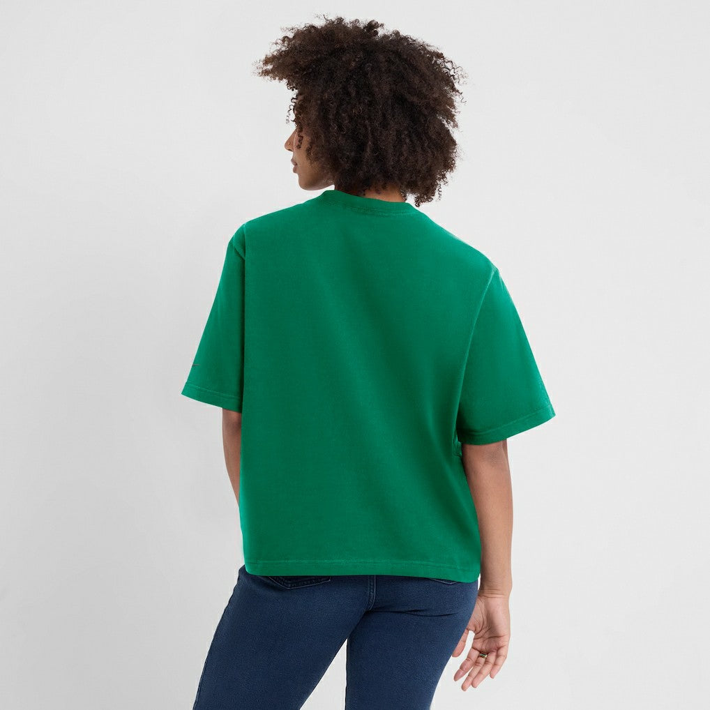 New York Jets Women's Glory Arch Boxy T-Shirt - Green on sale