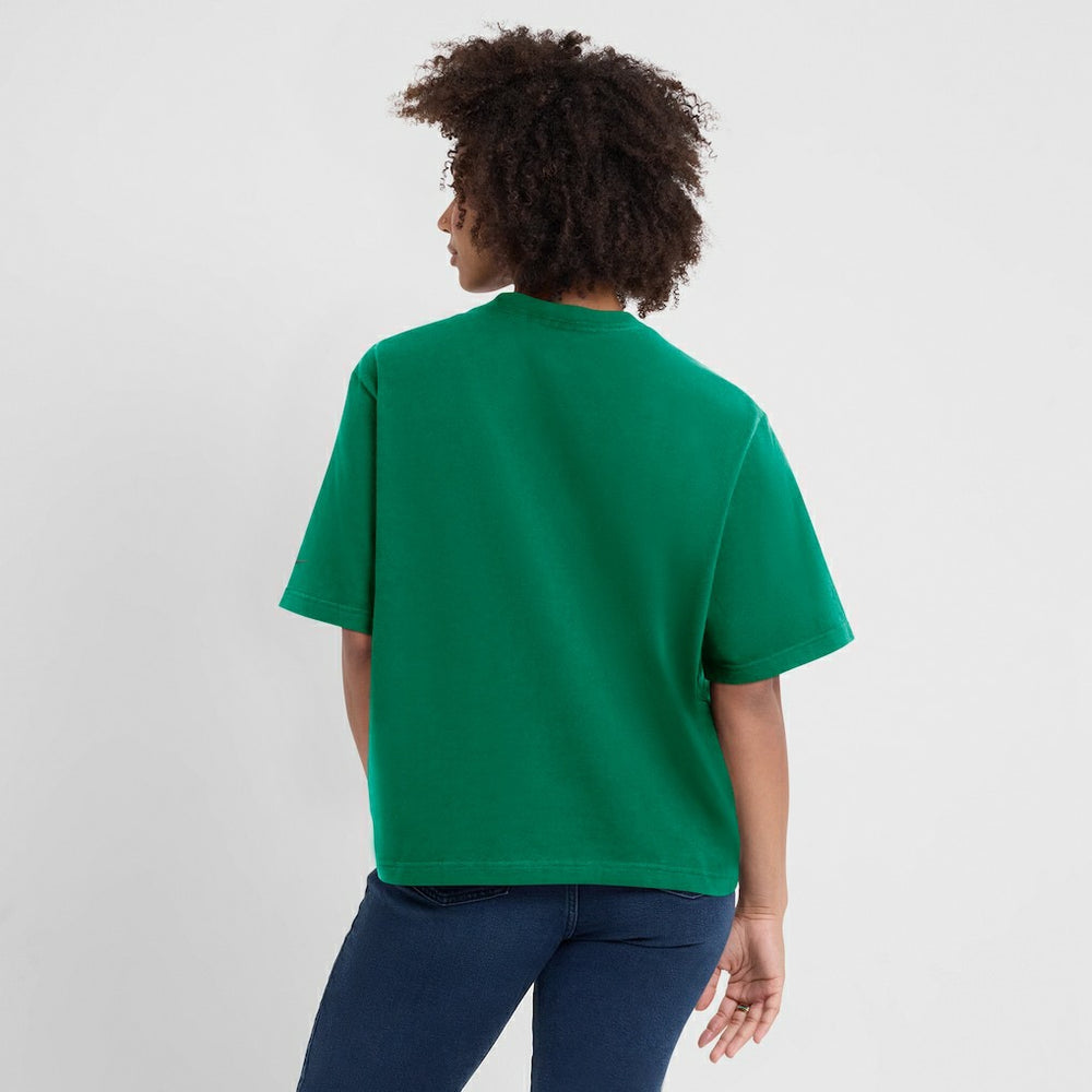 New York Jets Women's Glory Arch Boxy T-Shirt - Green on sale