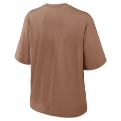 Cleveland Browns Women's Glory Arch Boxy T-Shirt - Brown sale
