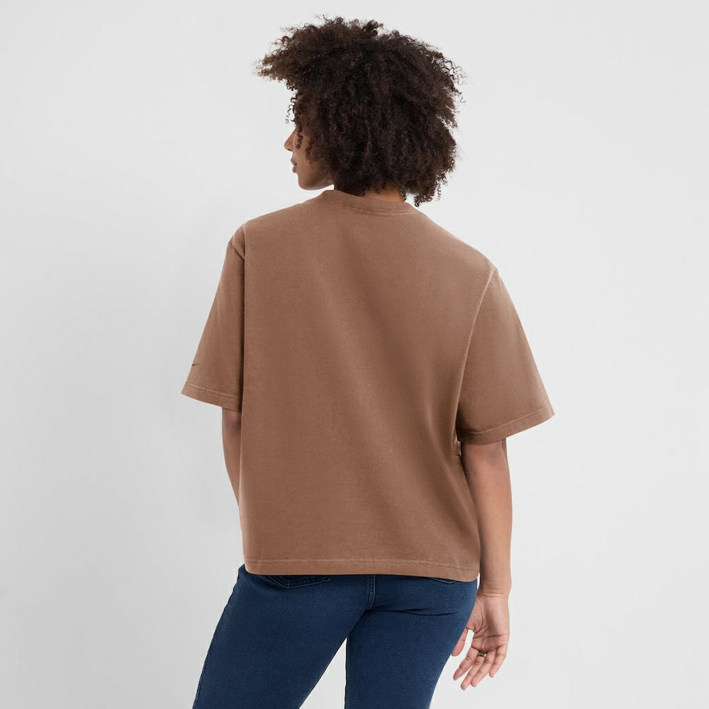 Cleveland Browns Women's Glory Arch Boxy T-Shirt - Brown sale