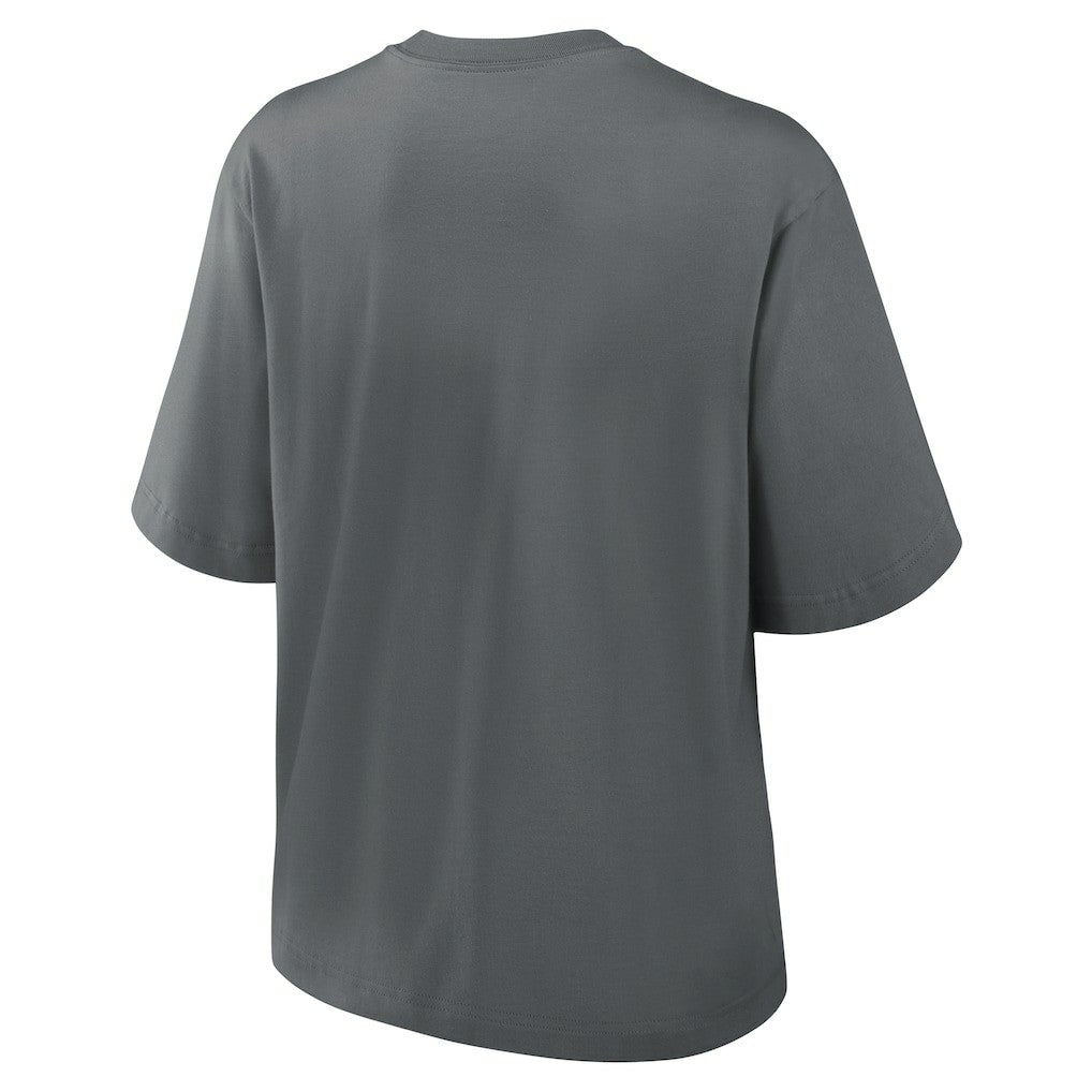 Pittsburgh Steelers Women's Glory Arch Boxy T-Shirt - Charcoal for sale