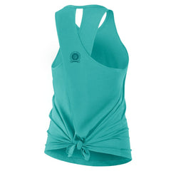 Miami Dolphins Women's Glory Open-Back Crisscross Dri-FIT Tank Top - Aqua sale
